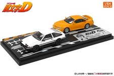 1:64 Modeler's Initial D MD64219 AE86 Sprinter Trueno Nissan S14 Silvia Red Suns picture