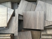 6 American Black Walnut Wood Axe Wedges. Made in USA picture