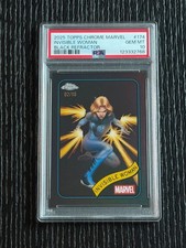 2025 Topps Chrome Marvel #174 Invisible Woman Black Refractor 02/10 PSA 10 Gem picture