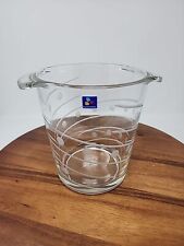 Vintage Luminarc France Ice Bucket By Zs Gallery Dots Frosted Champagne picture