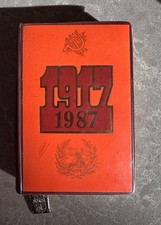 Vintage USSR Illustrated Daily Planner 70th Anniversary of October Revolution picture