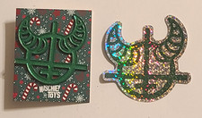 Mischief Toys Coven Tinsel Gastley Troublesk Pin & Sticker Forevergreen LE 70 picture