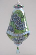 Hydrangea Bradford Editions Era Of Louis Tiffany Porcelain Ornament picture