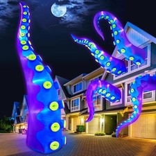 1PCS 14FT Giant Halloween Inflatables Octopus Tentacles, Huge Halloween Decorati picture