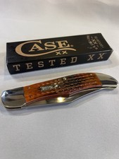 Case XX  🔥Burnt 🥓Bacon Bone 🦴Folding Hunter 44553  picture