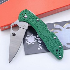 Lockback Green Glass Fiber Handle Light Weight Utility Pocket Folding Knife C10 picture