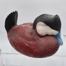 Vtg Danbury Mint Ruddy Duck Decoy North American Collection George Kruth picture