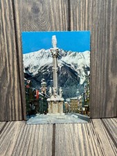 Vintage Innsbruck Austria Postcard Snowy Mountain Scene Troedel Kunstverlag Unus picture