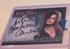 harry potter helena bonham carter autograph 2009 picture