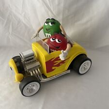 VTG M&Ms Hot Rod Car Candy Dispenser Rebel Without Clue yellow race green red picture