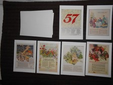 1989 H. J. HEINZ ADVERTISNG NOTE CARDS+ENVELOPES / BLANK INSIDE-SIX ASSORTED/NOS picture