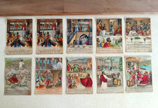 1921 David C Cook Lesson Picture Cards Lot of 10 Antique Sunday School Bible picture