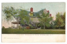 Long Island NY Postcard Oyster Bay Teddy Roosevelt Home c1905 picture