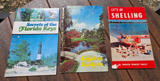 3 vintage Florida booklets Let's Go Shelling Frances McKay Cypress Gardens Keys picture