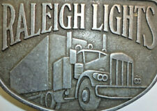 Raleigh Lights Truck Belt Buckle Transportation  picture