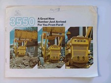 Ford 3550 Construction Tractor Dealers Advertising Sales Booklet Excavating picture
