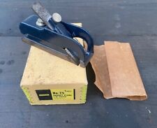 NICE Vintage Stanley No. 75 Bull Nose Woodworking Plane With Original Box picture