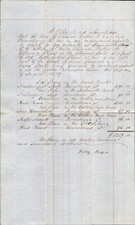 1859 NEWBURYPORT, MASSACHUSETTS antique legal trading document STOCK SHARES picture