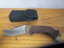 Vintage Wilderness Folding Knife P-9 ROMO Stainless Japan picture
