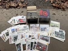 Motorcycle Ephemera Lg lot Daytona Spec Cards Harley Davidson Suzuki Bsa Ducati picture
