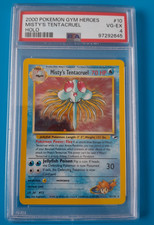 Pokémon Gym Heroes Misty's Tentacruel Holo 10/132 PSA 4 VG-EX Graded picture