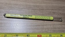 Vintage Tread Well Construction Co Midland PA Advertising Glass Thermometer  picture
