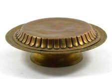 Decorative Vintage Highly Collectible Brass Hand Crafted Nice Platter. G26-26  picture
