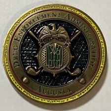 DEA Drug Enforcement Administration Augusta The Masters Golf Challenge Coin picture