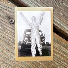 1992 Big Time Drag Cards #13 Bill Maverick Golden Hard Signed Autograph picture