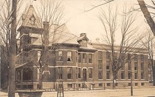 J50/ Owego New York RPPC Postcard c1910 Tioga County Jail Building 370 picture