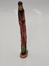  Long Hair Wood Carved  Hopi Yellow Corn Maiden Kachina Doll Native American 11
