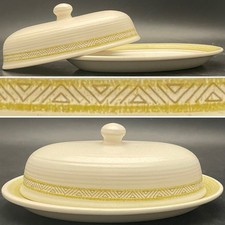 Franciscan Interpace Earthenware Hacienda Oval Butter Dish 1964-1983 Made in USA picture