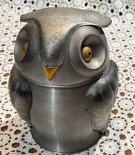 MCM Seymour Mann Olde Tankardware Owl Wine Ice Bucket Cooler Display Italy picture