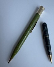 ATQ VTG 1920’s Sheaffer’s Lifetime Gold Filled Marbled Green Mechanical Pencil picture