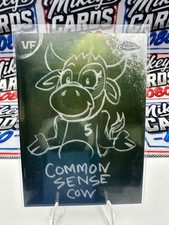 Common Sense Cow 2026 Topps Chrome VeeFriends #C-8 Chalkboard picture