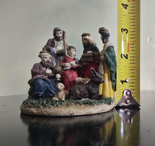 Vintage Small Nativity Figure Christmas Manger Porcelain Ceramic 3