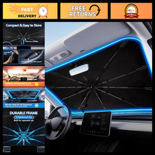 Windshield Sun Shade Umbrella, Foldable Sun Blocker for Cars (56