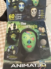 ANIMAT3D The Hauntley's Talking Animated Haunted Head Projector Halloween Decor picture