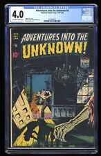 Adventures Into The Unknown #8 CGC VG 4.0 Off White to White 1949 picture