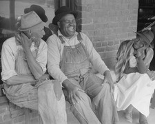 1941 African American Black Joy Jim Crow Georgia Labor Americana History Photo picture