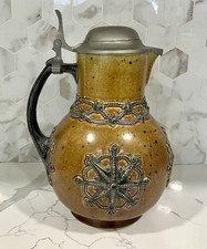 Vintage Goebel Merkelbach Jugendstil Salzglasur Jug Exhibition Ltd. 131/500 NEW picture