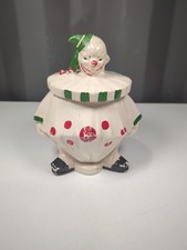 Vintage McCoy Standing Clown Cookie Jar 1940's Ceramic Figurine USA Collectible picture