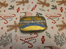 ALLENBURY'S Pastilles Glycerin & Black Currants BOX empty tin Allen & Hanbury's picture