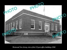 OLD LARGE HISTORIC PHOTO OF WESTWOOD NEW JERSEY US POST OFFICE BUILDING c1940 picture