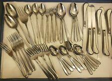54 Pcs Northland Oneida CLASSIC MOOD Stainless Flatware Japan Vintage MCM picture