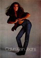 1981 • Calvin Klein Jean ft. Brooke Shields • Print Ad • 80s Fashion  • iA.36 picture
