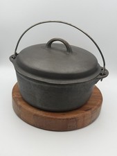 Vintage 1920s-30s Griswold #8 Tite-Top Dutch Oven 1278 Cast Iron w Lid EUC picture