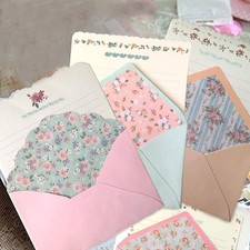 32 Cute Writing Paper with 16 Envelope -(Letter Paper 7.1x5.2 inch) | (32 Pcs picture