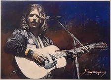 GLEN FREY #5 Limited Edition 46/50 Art Card by Artist Edward Vela picture