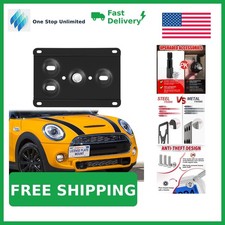 Kasnow No Drill Tow Hook License Plate Mount for Mini Cooper R50-R59 picture